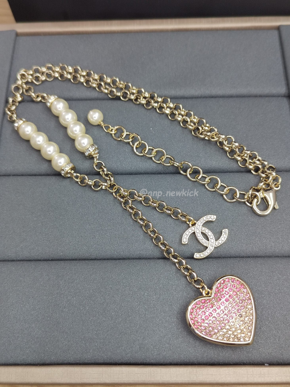 Chanel Cc Logo Star Heart Necklace (10) - www.newkick.org